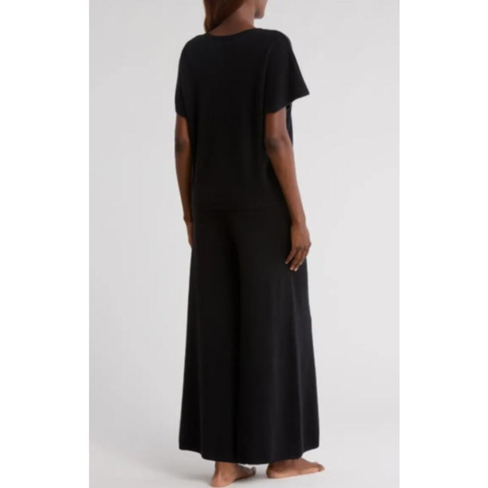 NEW! Nordstrom Cashmere Lounge Set in BLACK (M) - Picture 3 of 3